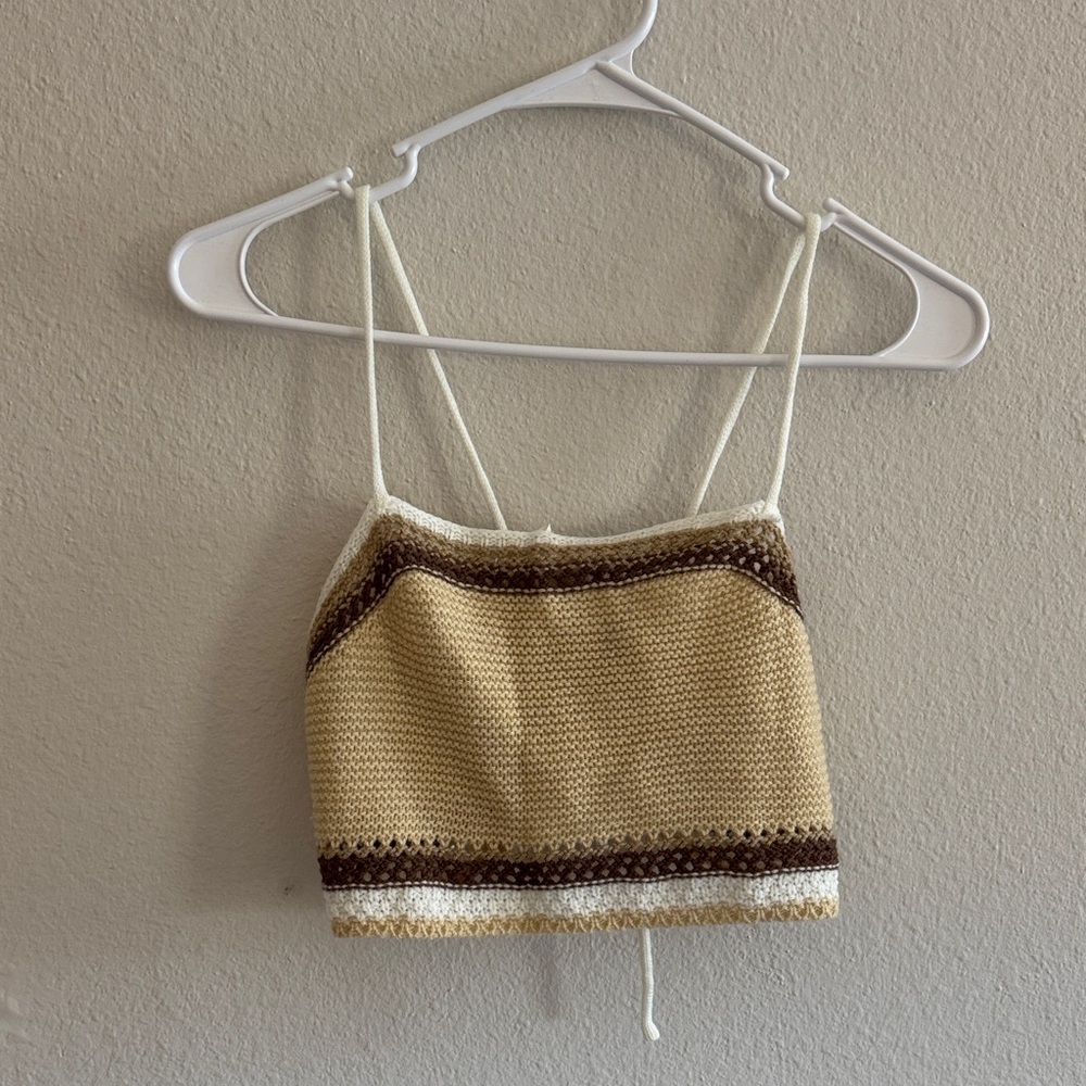 Women’s crochet crop top